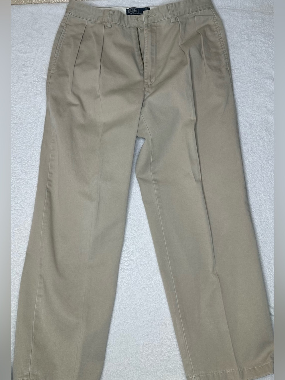 Polo Ralph Lauren Philip Pant Men’s 34x30 Khaki 100% Cotton Classic Chino